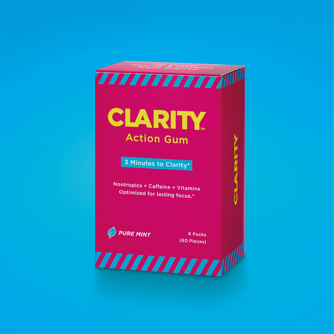 Clarity Gum – Pure Mint (60 Pieces)