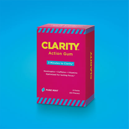 Clarity Gum – Pure Mint (60 Pieces)