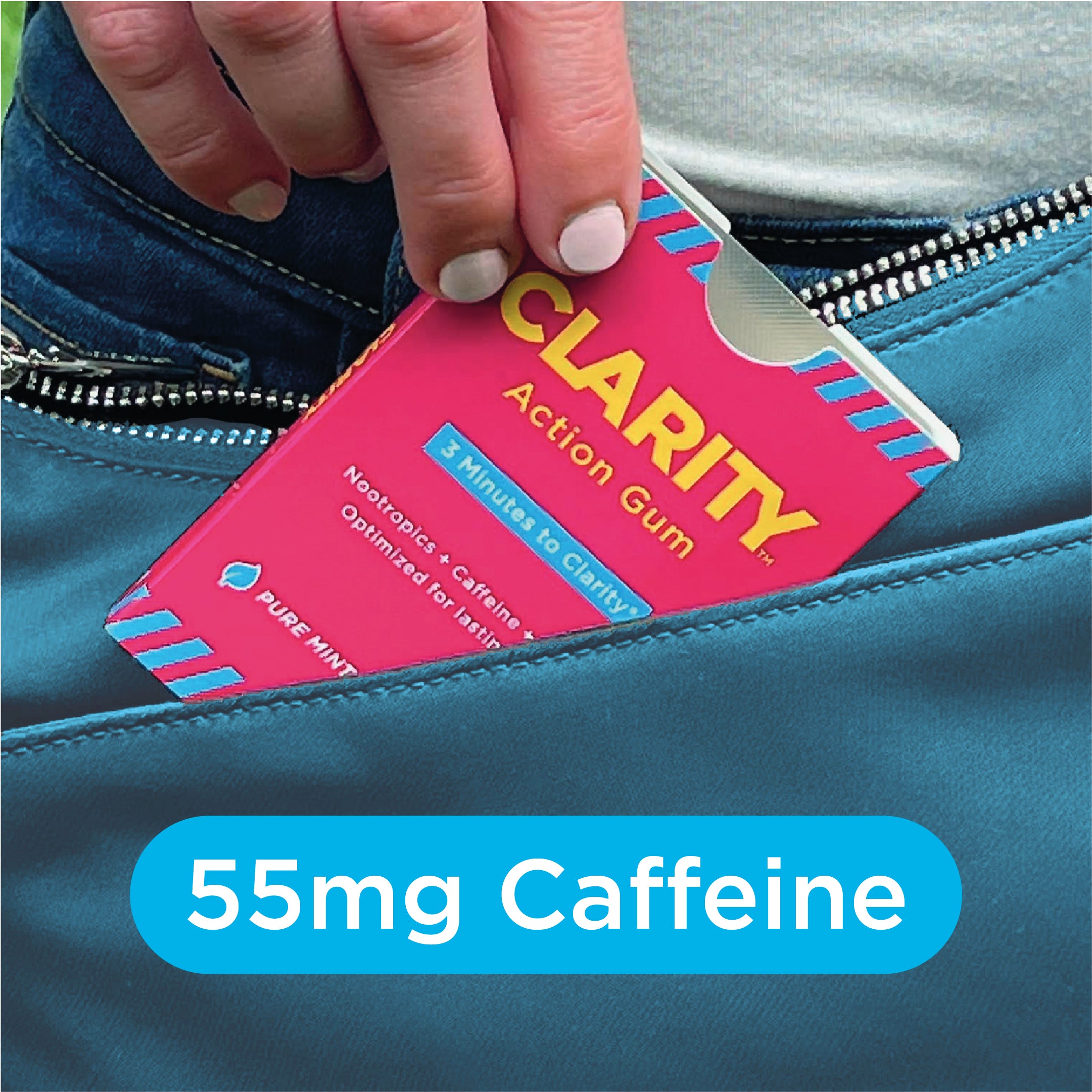 Clarity Gum – Pure Mint Bundle (Single Pack + On-the-Go Pack)